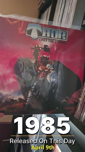 THOR On This Day 1985 Only the Strong #vinyl #heavymetalband