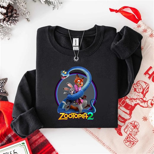 Zootopia Sweatshirt, Cute Cartoon Animal Sweatshirt, Pink Cozy Pullover, Movie Lover Gift for Fans, Zootopia Hoodie - Etsy