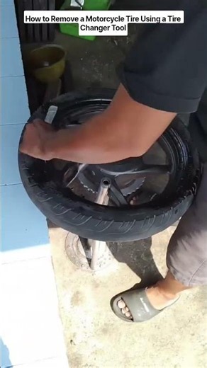 How to Remove a Motorcycle Tire Using a Tire Changer Tool