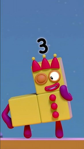 ❓ How Many Snowmen Can You Spot? ⛄ Learn to Count for Kids | Number Cartoon | Numberblocks #shorts