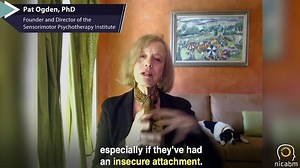 Pat Ogden, PhD, is the developer of sensorimotor psychotherapy. She is also one of the world's top experts in the treatment of trauma. In this video, Pat shares two critical ways that non-traumatized clients with secure attachment are able to regulate themselves during emotional distress. | NICABM