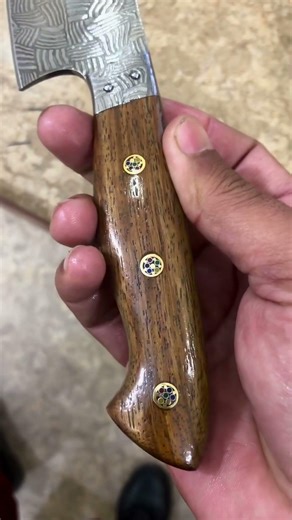 Hand forged Damascus basketweave pattern chef blade kitchen knife #chef #outdoor #collection #Knives