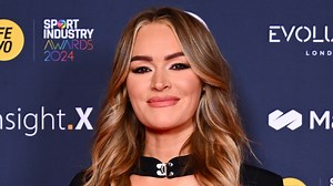 Laura Woods stuns in low-cut black dress at star-studded awards show