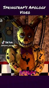 Spring traps apologetic video. Nice attempt. Credit: @djams_pizzaplex (TikTok) | Five Nights At Freddy's Entertainment