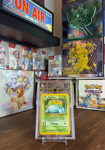🎴 1999 Venusaur / Pokemon (Base Set Unlimited) 📊 BGS 8.5 📣 Venusaur from Base Set Unlimited (released in 1999) is a rare Holo card, highly sought after by 1st Gen collectors. A true gem for any Pokémon fan! @Pokémon UK and Ireland @Pokémon España @Pokémon France #pokemon #pokemontiktok #fyp #viral #tcg