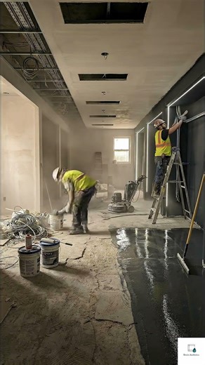 Retro Arcade Room Transformation With Neon Epoxy Floor & Vintage Games #epoxyfloor #diy #epoxyart