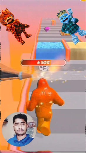 LAVA RUN 3D LAVA SONIC AND ICEMAN CHALLENGE DANCE GAMEPLAY😲 #lavagaming #shortsgame #gaming #shorts