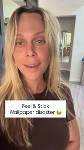 😓😓😓Nope!! so I purchased his wallpaper because I loved the black and vibrant floral print.. 🫢 I knew when I got it, though it was really cheap but I installed it anyways 😭 I always now say don’t cheap out & get your wallpaper from a reputable company… I love wallpaper from @wall.blush ❤️❤️ Comment “ LINK” for discount code ❤️ Luckily for me, this is just peel and stick so I’m going to remove it and add a new one. Stay tuned!! 😊😊😊 | Gadoury Restoration