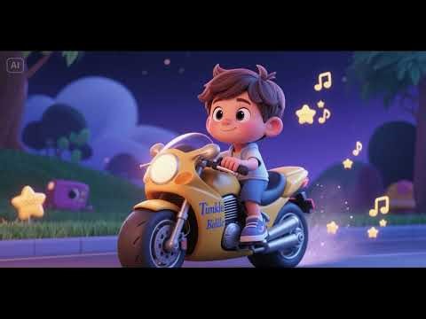 🏍️🌟 Twinkle Twinkle Motorcycle Star Song | Nursery Rhymes & Kids Songs