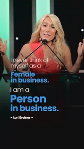 11K views · 205 reactions | People often ask what it’s like to be a woman in business. My answer? I’m simply a person in #business. #entrepreneur #businessowner | Lori Greiner | Facebook