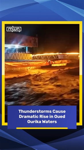 8K views · 73 reactions | Heavy thunderstorms have contributed to a significant rise in water levels at Ourika river, near Marrakech. Footage shows the powerful rushing waters in action, with a caption asking people to leave the place. #morocco #world #news #ourika #mwn #moroccoworldnews | Morocco World News | Facebook