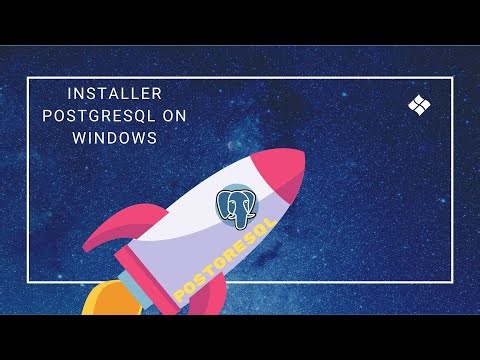 Installation postgreSql sur windows