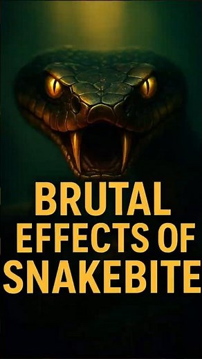 Snake Bite Effects EXPOSED | Top Doctors Reveal Shocking Truth #snakebite