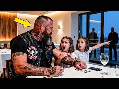 Hells Angel Heard Crying Behind Him — Two Twin Girls Ran Up, Screaming: “They Beat Our Mom, She’s...
