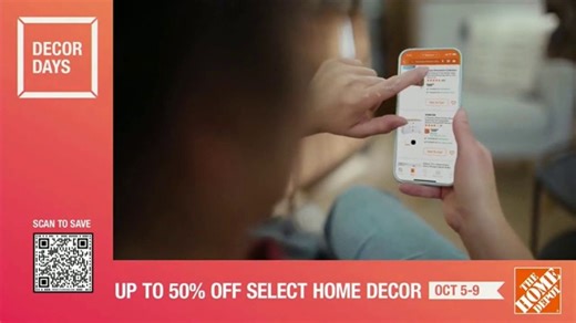 The Home Depot Decor Days TV Spot, 'Save on All Things Decor: Up to 50% Off'