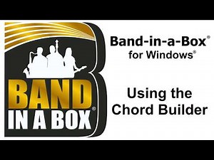 Band-in-a-Box® for Windows® - Using the Chord Builder