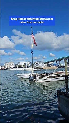Snug Harbor Waterfront Restaurant #travel #food #florida #shorts