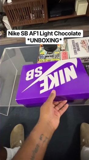 I finally got the Nike SB Light Chocolate! 🍫👀 #sneakers #nike #unboxing
