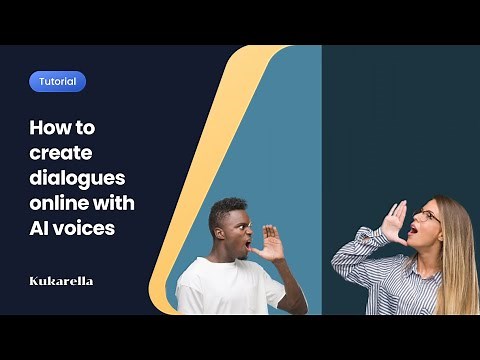 How to create dialogues online with AI voices