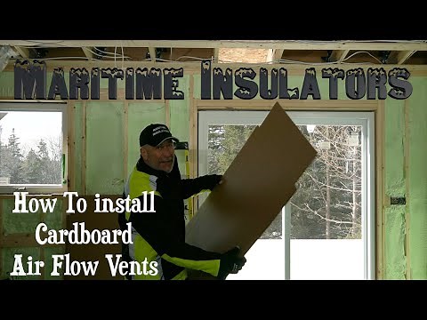 How To Install A Cardboard Air Flow Vent In New Construction