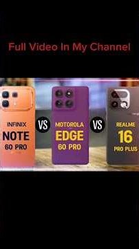 Infinix Note 60 Pro vs Motorola Edge 60 Pro vs Realme 16 Pro+ | Full Comparison 🔥 Best Phone 2026?