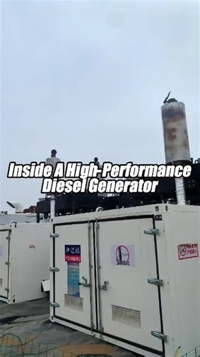 The usage status of the generator set on site #dieselgenerator #visit #factory #generator #power