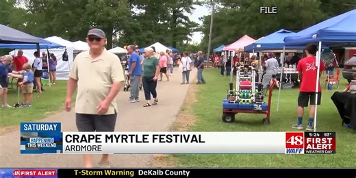 Organizers prepare for Crape Myrtle Festival in Ardmore