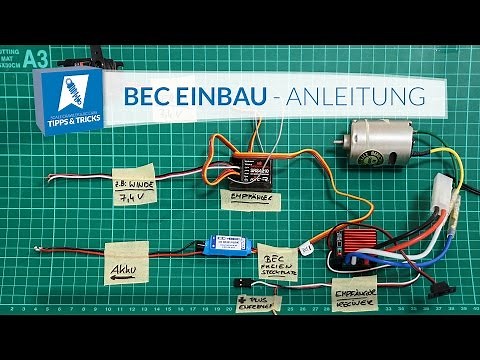 Castle Creation BEC installieren & mit Castle LINK programmieren - Videotutorial [Deutsch/HD]