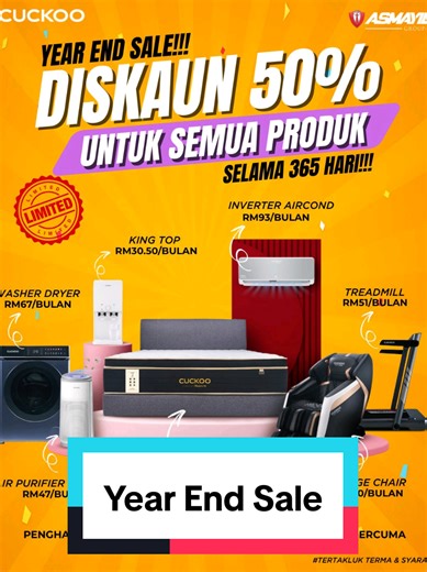 Cuckoo Year End Sale ‼️ #sale #discount #cuckoo #husbandandwifecuckoo