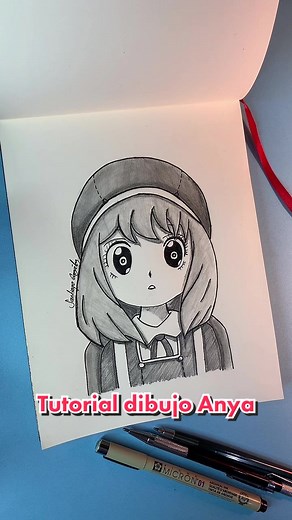 Cómo dibujar a Anya de Spy X Family fácilmente