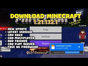 DOWNLOAD MINECRAFT UPDATE 1.21.132 FREE ‼️