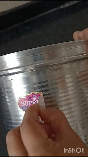 How to Remove Stickers from Stainless Steel Using Heat #EasyMethod #DIY #YTShorts #KitchenHacks