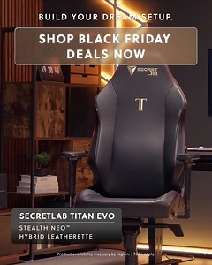 LIVE NOW: Secretlab Black Friday Sale. Shop our bestselling chairs, desks, and accessories at the lowest prices of the year. ^Free flatpack delivery. | Secretlab