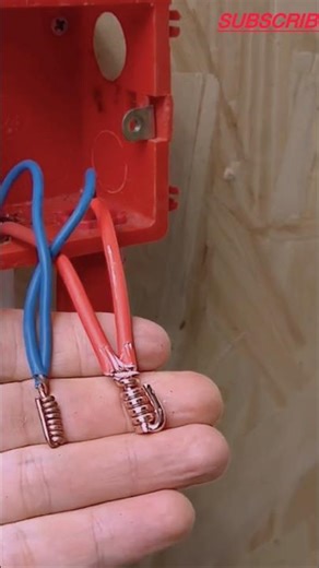 Electrical Wire Joint Made Easy 😀 Safe & Quick Connection Trick 🤙 #craft #outdoors #skills