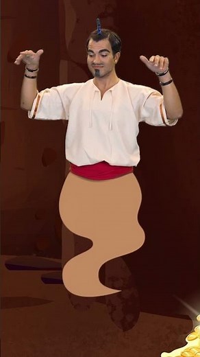 Aladdin découvre une lampe magique ! 🧞✨ Que va-t-il souhaiter ? #shorts