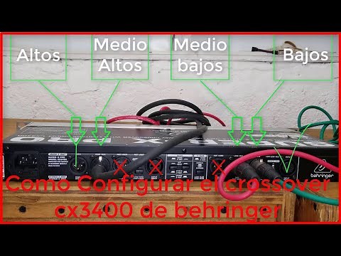 🤔Como Configurar El Crossover📻 Behringer 💪Súper X Pro Cx 3410 a 2,3 y 4 vias✅
