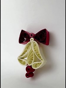 Festive Quilling Christmas Bell PDF Tutorial – How to Make Paper Quilled Bells, Step-by-step DIY Holiday Ornament Guide - Etsy