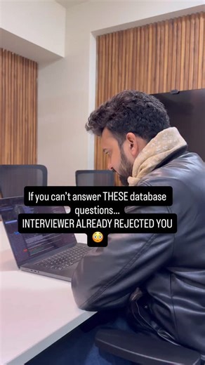 TechWithCP on Instagram: "🚀 30 DATABASE QUESTIONS Every Interviewer Asks (Real questions. Real interviews. No theory fluff.) 👇 SAVE this for interviews 👇 🔥 Top 30 Database Interview Questions 1️⃣ What is the difference between SQL and NoSQL databases? 2️⃣ When should you choose SQL over NoSQL? 3️⃣ What is normalization and why is it important? 4️⃣ What is denormalization and when should we use it? 5️⃣ What is a primary key vs unique key? 6️⃣ What is a foreign key and how does it maintain int