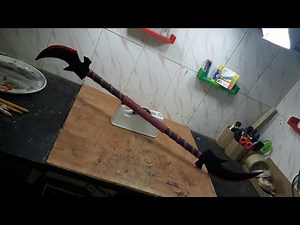 How to make a paper double blade sword