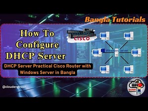 DHCP Server কনফিগার করুন Cisco Router এবং Windows Server দিয়ে | Step-by-Step Guide