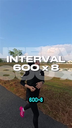 Interval running 600 x 8: cara set interval di Garmin 165