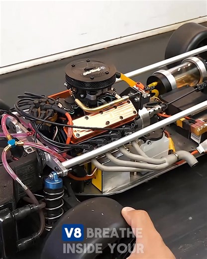 🔩 Feel the Power in Your Hands You know that rush when you crack open a fresh engine kit — that scent of metal and oil, the promise of something real? That’s exactly what the CISON V8-44 PRO delivers. Every piece — perfectly CNC-machined, cold, and precise — waiting for your touch to bring it alive. This isn’t a toy. It’s a real, working V8 engine you can build right on your desk. ⚙️ 4-stroke combustion, real CDI ignition, moving pistons & valves. 🔥 Gas-powered, not battery-driven. Every screw