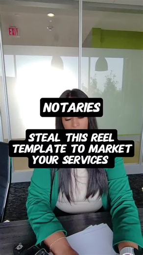 Here is how to recreate it: Step 1: Select one signature service to focus on. Keeping it specific helps your audience understand what you specialize in and who you serve. Step 2: Think about the exact challenge your ideal client is dealing with. Busy schedule, urgent documents, international needs, real estate deadlines, or the need for privacy. Step 3: Show how your business solves that problem clearly and professionally. This builds trust quickly. Step 4: Add clean behind the scenes clips. Thi