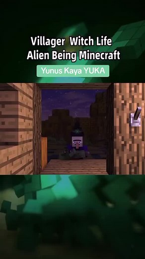 Villager Witch Life Alien Being Minecraft Animation