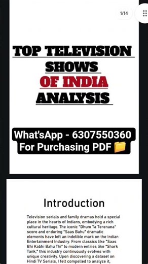 IP Project File || CLASS 12th [2025-26] || TOP TELEVISION SHOWS OF INDIA