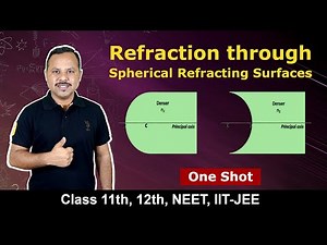4. Refraction by Spherical Refracting surfaces One shot | 12th Physics Term 2 #cbse