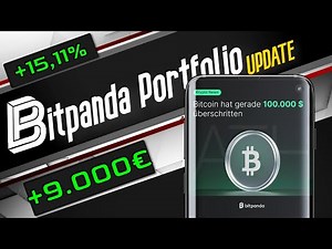 Bitpanda Portfolio Update | Bitcoin knackt die 100k und BEST korrigiert