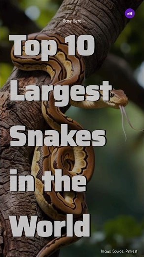 Top 10 Giant Snakes in the World | Biggest Snakes Documentary #snakes