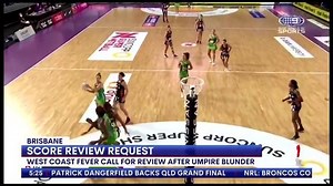 Umpire blunder nearly cost Fever victory