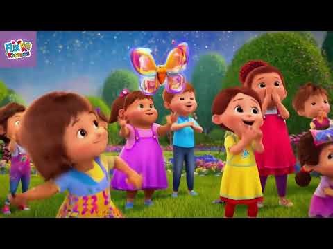Fly with the Butterfly! 🌸 | Poem for Children | Flix Kids Rhyme